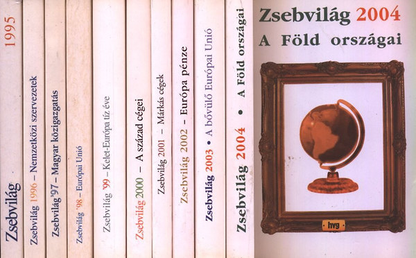 Simon kos, Vass Pter (szerk.) - 10 db. Zsebvilg (1995-2004.)