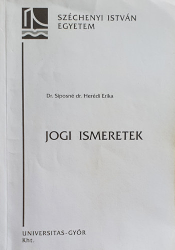 Dr. Siposn dr. Herdi Erika - Jogi ismeretek