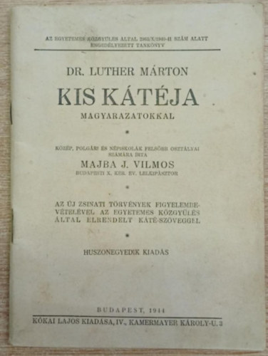Doktor Luther M�rton Kis K�t�ja