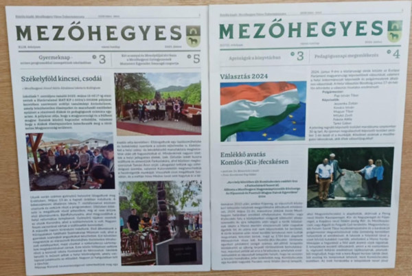 2 db Mezhegyes folyirat: 2024. jnius s 2025. jniusi szmok