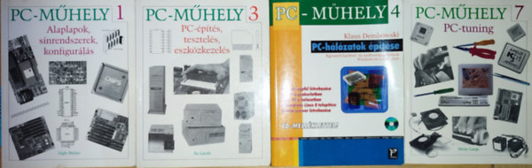 Ila László, Heinz Lange - 4db mű a PC-műhely sorozatból - PC-műhely 1., PC-műhely3., PC-műhely 4., PC-műhely 7.-PC-tuning