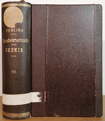 Hermann Fehling - Handwrterbuch der Chemie - Band VII.