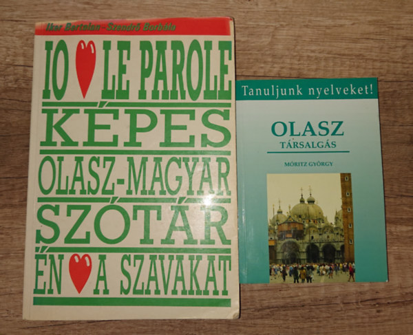 M�ritz Gy�rgy, Iker Bertalan-Szendr� Borb�la - 2 nyelvk�nyv olaszul tanul�knak: Olasz t�rsalg�s, K�pes olasz-magyar sz�t�r