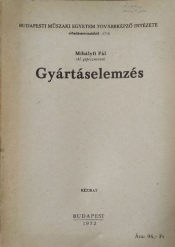 Mihlyfi Pl - Gyrtselemzs