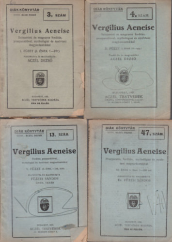 Vergilius, Sallustius - 10 db. Dikknyvtr, Tanulk knyvtra