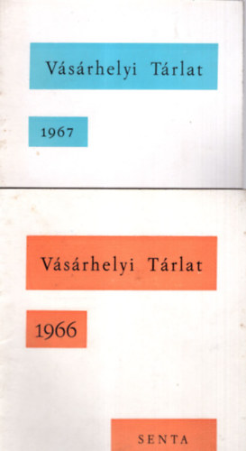 Dmtr Jnos - Vsrhelyi Trlat 1966-1971 (7 db killtsi katalgus)