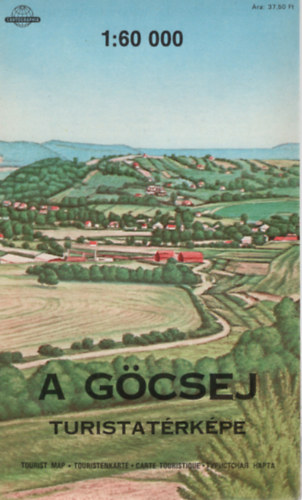 A Gcsej turistatrkpe 1988 -as 1:60 000