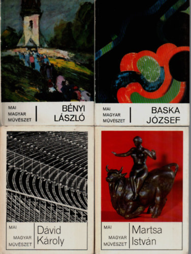 Mt Pl, T. Riha Margit, Lncz Sndor, Kos Judith, Aba-Novk Judit, Losonci Mikls, Nagy Zoltn - 7 db Mai Magyar Mvszet egytt: Dvid Kroly, Martsa Istvn, Kdr Gyrgy, P. Szab va, Red Ferenc, Baska Jzsef, Bnyi Lszl.