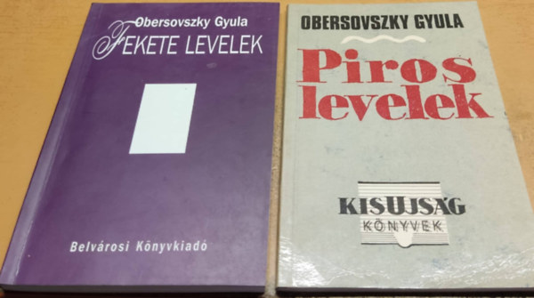 Obersovszky Gyula - Fekete levelek + Piros levelek (2 ktet)