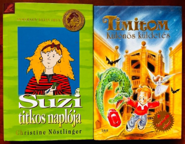 Christine Nstlinger, K. Lszl Szilvia - 2db ifjsgi knyv:Suzi titkos naplja+Timiton klns kldetse