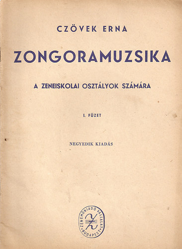 Czövek Erna - Zongoramuzsika a zeneiskolai osztályok számára I. füzet