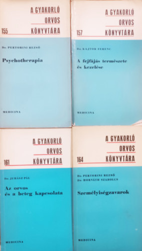 dr. Juh�sz P�l, Pertorini Dr.-Horv�th Dr., Dr. Kajtor Ferenc - A gyakorl� orvos k�nyvt�ra 155, 157, 161, 164 (4 k�tet)