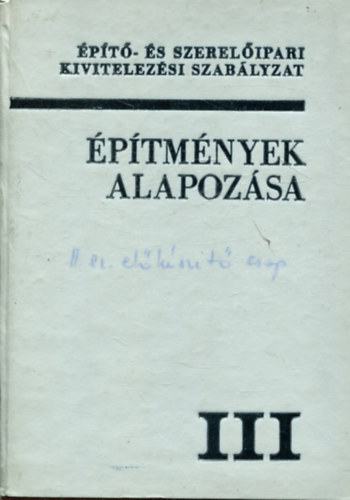 �p�t�s�gyi T�j�koztat�si K�zpont - �p�tm�nyek alapoz�sa III.