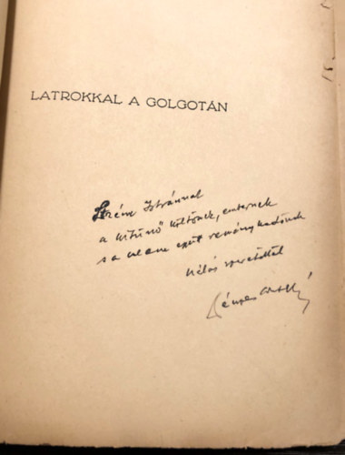 Pnzes P. Arthr - Latrokkal a Golgotn - versek dediklt!