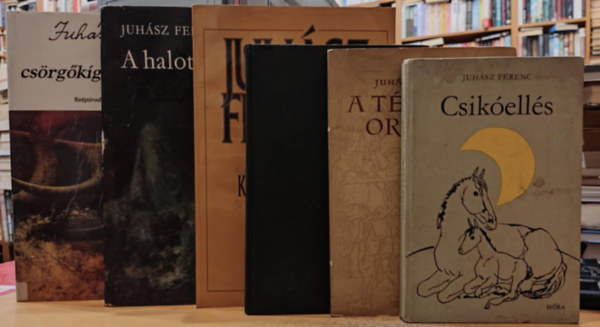 Ferenc Juh�sz - 6 db Juh�sz Ferenc: Csik�ell�s; A szent t�z�z�n reg�i; A t�kozl� orsz�g; A halottak kir�lya; Krisztus lev�tele a keresztr�l; A cs�rg�k�gy� h�szeme