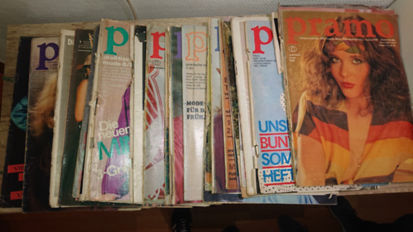 A Pramo című magazin 24 száma a '80-as évekből