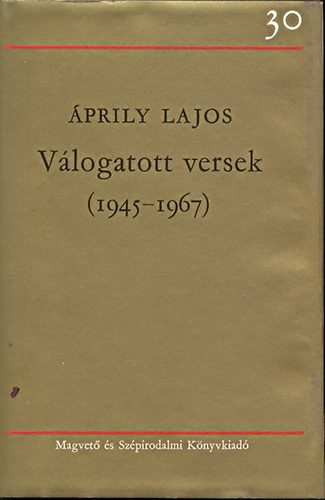 �prily Lajos - �prily Lajos V�logatott versek (1945-1967)