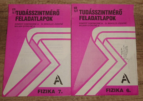 Bonifert- Dr. Miskolczi- Molnr - Tudsfelmr feladatlapok - Fizika 7. + Fizika 8.