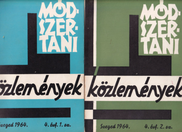 Németh István - Módszertani közlemények 1964. 4. évfolyam. 1-5. számok. - (teljes évfolyam)