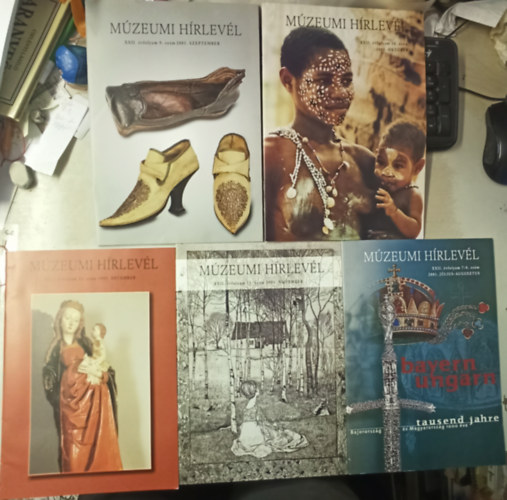 5 db M�zeumi h�rlev�l XXII. 2001 �vfolyam (j�liust�l-decemberig) II. f�l�v