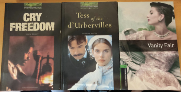 William Thackeray, Thomas Hardy, John Briley - 3 db Oxford Bookworms Stage 6: Cry Freedom + Tess of the d'Urbervilles + Vanity Fair