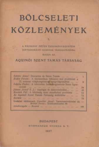 B�lcseleti K�zlem�nyek 3.