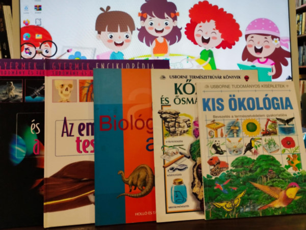 Richard Spurgeon, Martyn Barmwell, Jose Tola - Gyerek ismeretterjeszt KNYVMENT AJNLAT 5 darabos. Kis kolgia, Kzetek s smaradvnyok, Biolgia atlasz, Az emberi test, A Nap s a bolygk