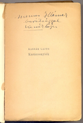 Kass�k Lajos - Kar�csonyi�k - Reg�ny.