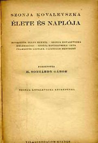Ellen Key (bev.) - Szonja Kovalevszka lete s naplja