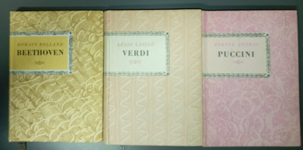 Cserna Andor, Eősze László, Pernye András - Ludwig Van Beethoven + Giuseppe Verdi + Giacomo Puccini (Kis Zenei Könyvtár 3 kötet)