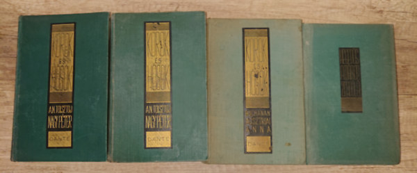 A. Tolsztoj, Meriel Buchanan, Heged�s G�za - 3 k�tet a a Dante Korok �s h�s�k c�m�, m�ves ki�ll�t�s� k�nyvsorozat�b�l + aj�nd�k Dante-k�nyv: Nagy P�ter I-II., Ausztriai Anna + A m�mor zend�l�i