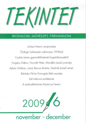 Farkas László - Tekintet 2009/6 november-december