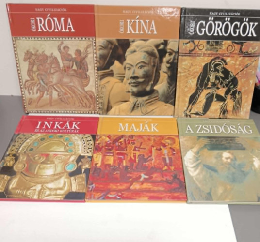 Nagy civilizációk sorozat 1,5,4,8,9 12, (címek a képen)