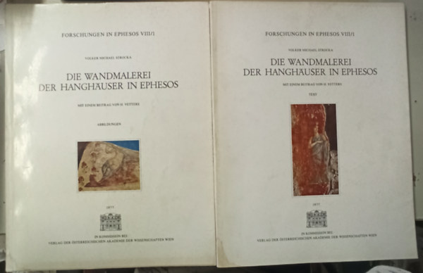 Volker Michael Strocka (Hrsg) - Die Wandmalerei der Hanghuser in Ephesos - Text und Abbildungen (2 db)