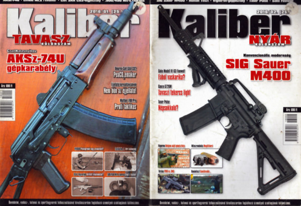 Vass Gbor (fszerk.) - Kaliber 2016. tavasz, nyr, sz klnszmok (3 db)