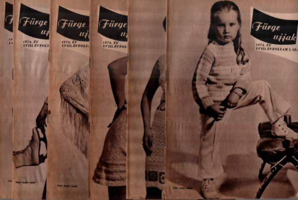 6 db Frge ujjak 1974. v XVIII. vfolyam, 1-6. szm (teljes vfolyam.)