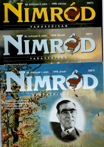 Dr. Zoltn Attila, Dr. Kller Joachim - Nimrd 1998 teljes vfolyam ( 1-12. sz. szmonknt )