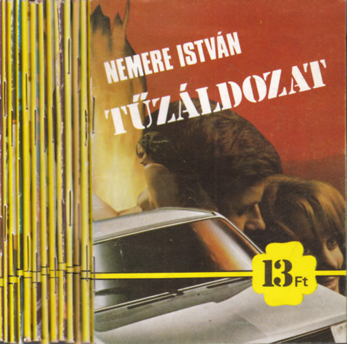 Kárpáti Tamás, Szabó József Jenő, André Corin, Czére Béla, Peter Stock, Mettew Gardener, Végh Oszkár, H. Barta Lajos, Polgár András, Bán Ernő, D. Szabó László, Veszprémi Miklós, Fe - 30 db 13 Ft-os krimi