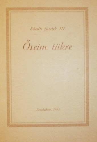 Boruzsn� V�kony Ilona (szerk.) - �seim t�kre