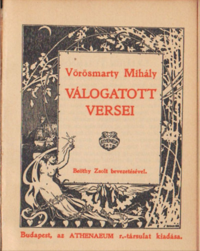 Vörösmarty Mihály - Vörösmarty Mihály válogatott versei (egészbőr, bibliofil kötésben)