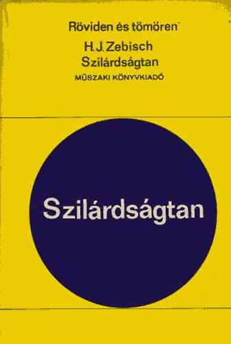 Hans-Jrgen Zebisch - Szilrdsgtan - rviden s tmren