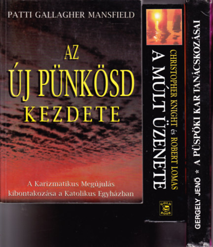 6 db knyv "valls-keresztnysg" trgyban:Az j pnksd kezdete + A mlt zenete + Gergely Jen:A pspki kar tancskozsai + rkdia titkos zenete + Brown:Az utols ra + Isten igreteinek trhza