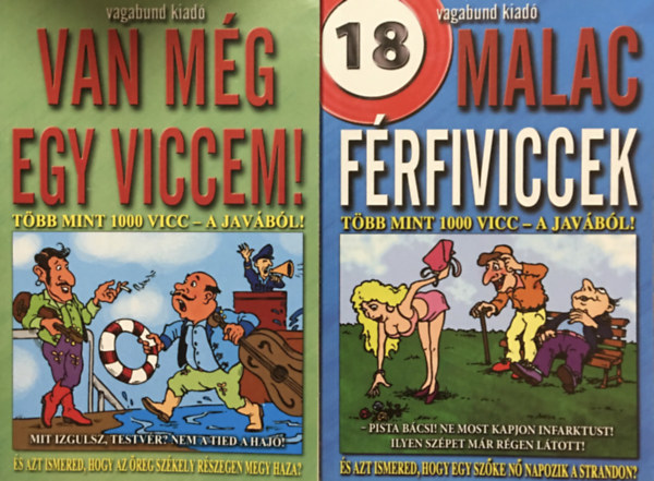 Malac frfiviccek + Van mg egy viccem (2 ktet)