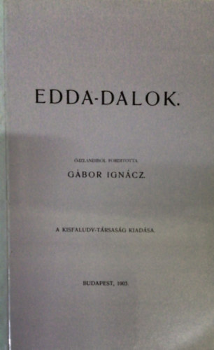 G�bor Ign�c - Edda-Dalok
