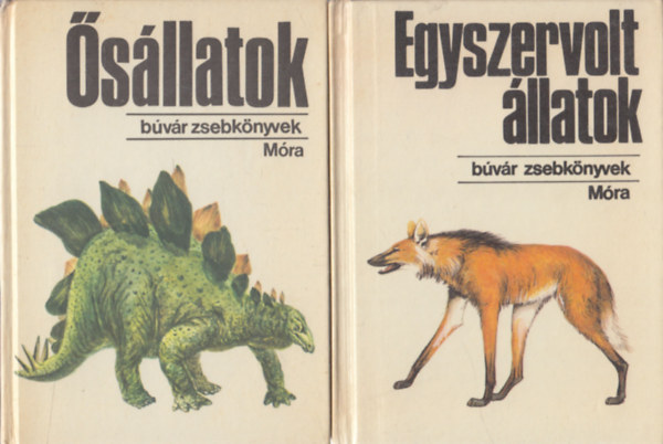 2 db k�tet a B�v�r Zsebk�nyvek sorozatb�l: �s�llatok + Egyszervolt �llatok