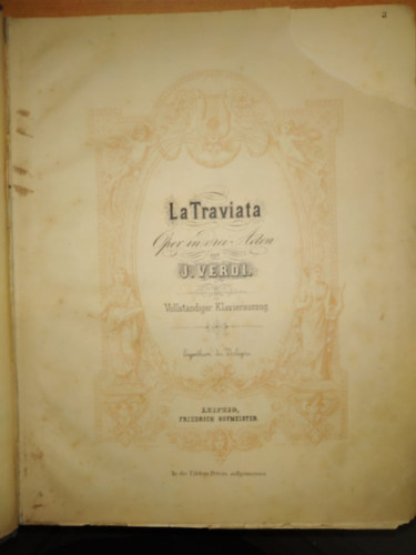 J. Verdi - La Traviata: Oper in drei Acton - Vollstandiger Klavierauszug (5691)