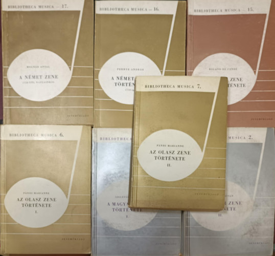 Molnr Antal, Pernye Andrs, Roland de Cand, Szelnyi Istvn, Pndi Marianne - Bibliotheca musica knyvcsomag