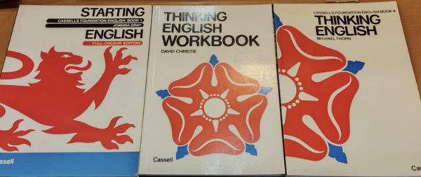 David Christie, Michael Thorn, Joanna Gray - 3 db Cassel: Thinking English + Thinking English Workbook + Starting English (Full-Colour Edition)