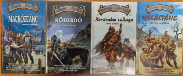 Cherubion Könyvkiadó - 4 db Fantasy antológia - Worluk, a Káosz világ:Matróztánc+Köderdő+Haláltánc+Norstraden csillaga