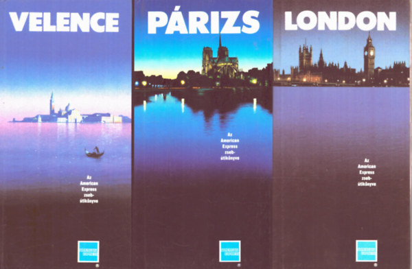 Grg Lvia (Szerk.) - 3 db tiknyv: Velence, Prizs, London